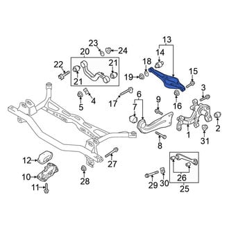 Volkswagen OE - Front Left Suspension Control Arm
