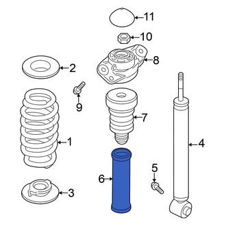 Volkswagen OE - Rear Suspension Shock Absorber Bellows