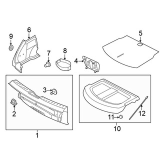 Volkswagen OE - Rear Body & Floor - Interior Trim (Base / Turbo)