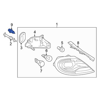 Volkswagen OE - Tail Light Bracket