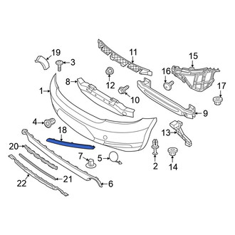 Volkswagen OE - Rear Right Reflector Panel