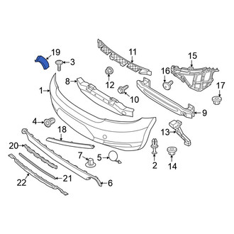 Volkswagen OE - Rear Left Wheel Arch Molding