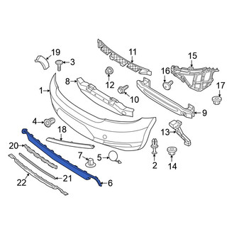 Volkswagen OE - Rear Lower Spoiler