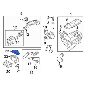 Volkswagen OE - Front Radiator Support Air Deflector