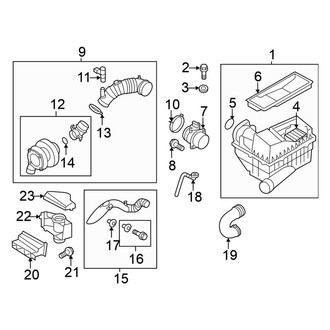 Volkswagen OE - Engine / Transaxle - Air Intake (2.0L Diesel)
