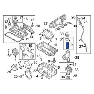 Volkswagen OE - Engine Oil Filter Element