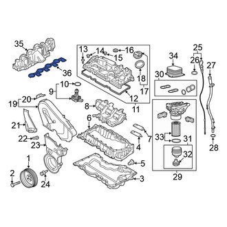 Volkswagen OE - Engine Intake Manifold Gasket