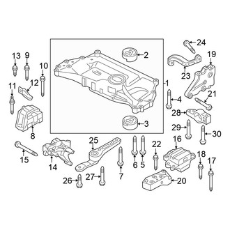 Volkswagen OE - Engine / Transaxle - Engine & Transmission Mounting (2.0L Diesel)
