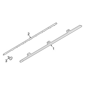 Volkswagen OE - Pillars, Rocker & Floor - Exterior Trim (Dune Convertible)
