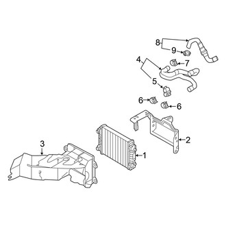 Volkswagen OE - Cooling - Radiator & Components (Auxiliary), (Dune 2.0L)