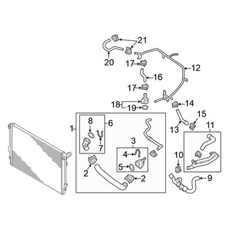 Volkswagen OE - Cooling - Hoses & Lines (Feed)