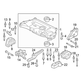 Volkswagen OE - Engine / Transaxle - Engine & Transmission Mounting (2.0L Gas)
