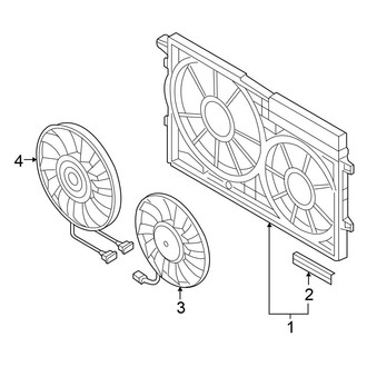 Volkswagen OE - Cooling Fan (2.0L Gas)