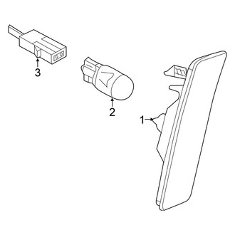 Volkswagen OE - Front Lamps - Side Marker Lamps (Hatchback)