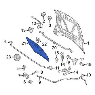 Volkswagen OE - Front Hood Insulation Pad