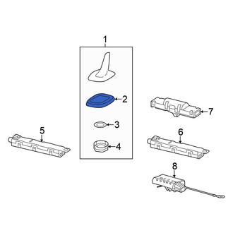 Volkswagen OE - Radio Antenna Base Gasket