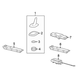 Volkswagen OE - Electrical - Antenna (Hatchback)