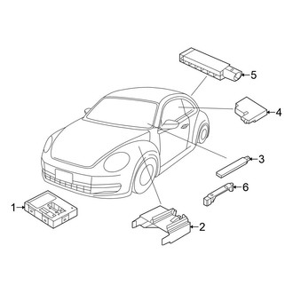 Volkswagen OE - Electrical - Keyless Entry Components (Hatchback)