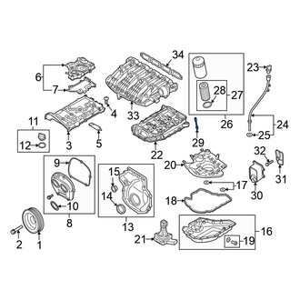 Volkswagen OE - Engine Oil Filter Adapter