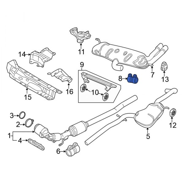 Exhaust Muffler Clamp