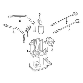 Volkswagen OE - Emission System - Emission Components (Hatchback)