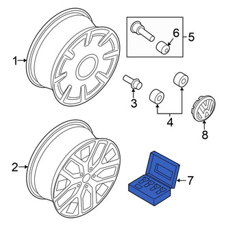 Volkswagen OE - Wheel Lock Set