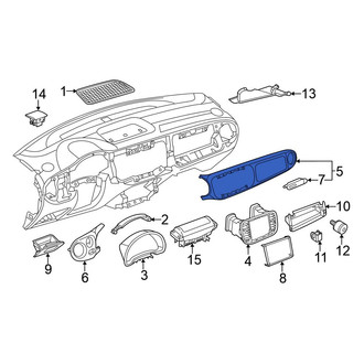 Volkswagen OE - Right Instrument Panel Trim Panel