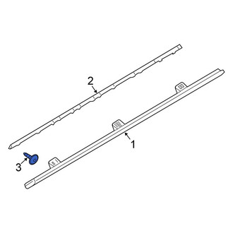 Volkswagen OE - Rocker Panel Molding Screw