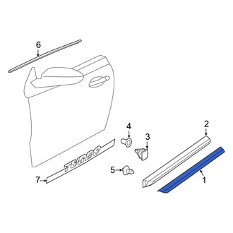 Volkswagen OE - Front Left Door Molding