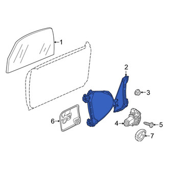 Volkswagen OE - Front Left Window Regulator
