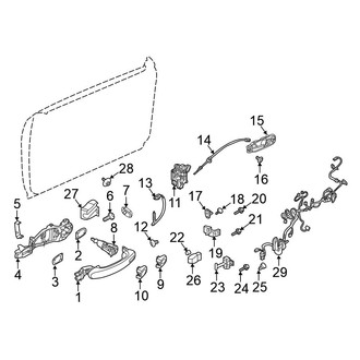 Volkswagen OE - Door - Lock & Hardware (Hatchback)