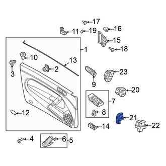 Volkswagen OE - Left Door Window Switch