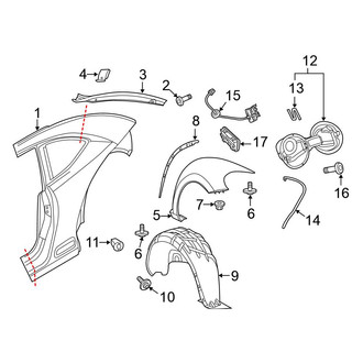 Volkswagen OE - Quarter Panel & Components (Hatchback)