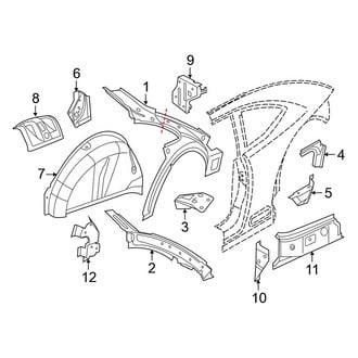 Volkswagen OE - Quarter Panel - Inner Structure (Hatchback)