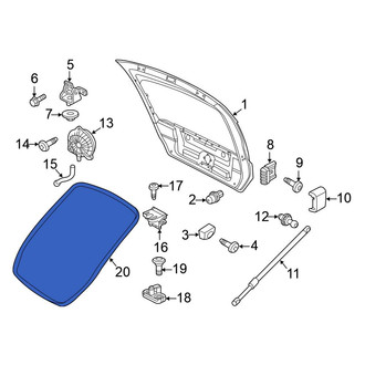 Volkswagen OE - Rear Hatch Seal