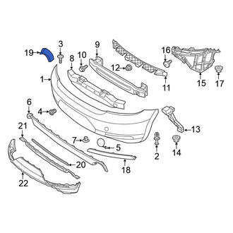 Volkswagen OE - Rear Right Fender Flare