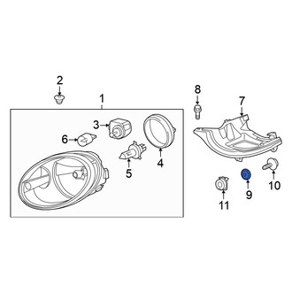 Volkswagen OE - Headlight Bushing