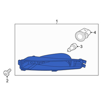 Volkswagen OE - Front Left Turn Signal Light Assembly