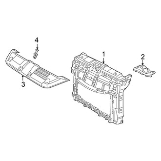 Volkswagen OE - Radiator Support (Convertible)