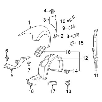 Volkswagen OE - Fender & Components (Convertible)