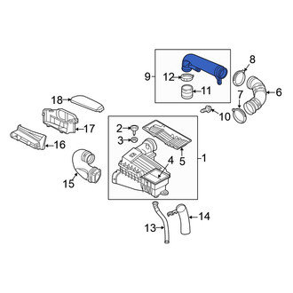 Volkswagen OE - Engine Air Intake Hose