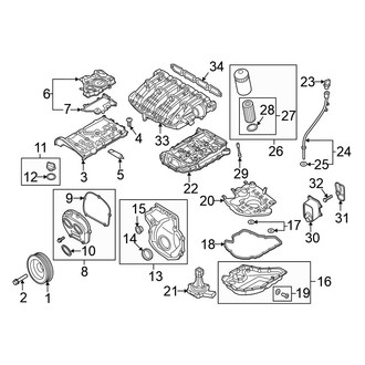 Volkswagen OE - Engine / Transaxle - Engine Parts (Convertible)