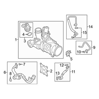 Volkswagen OE - Engine / Transaxle - Turbocharger & Components (Convertible)