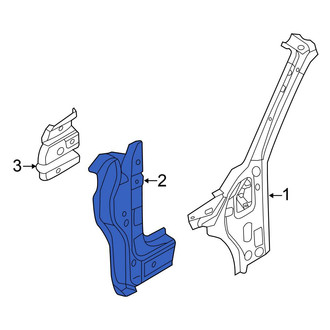 Volkswagen OE - Left Inner Body A-Pillar
