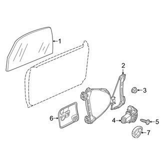 Volkswagen OE - Door - Glass & Hardware (Convertible)