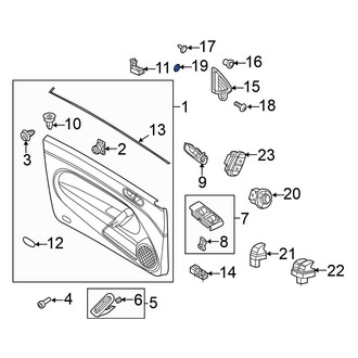 Volkswagen OE - Fender Filler Panel Nut