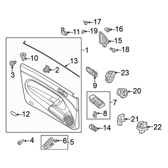 Volkswagen OE - Door - Interior Trim (Convertible)