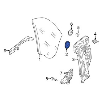 Volkswagen OE - Quarter Panel Glass Washer