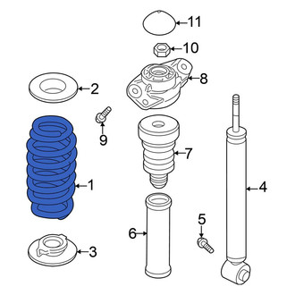 Volkswagen OE - Rear Coil Spring