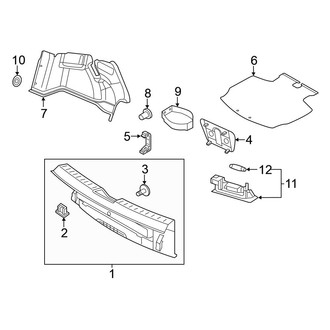 Volkswagen OE - Rear Body & Floor - Interior Trim (Convertible)